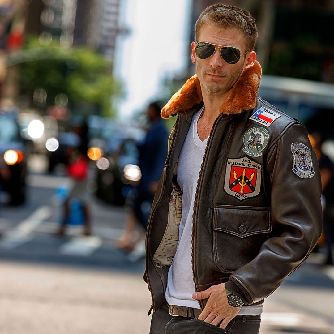 tom cruise top gun leather jacket