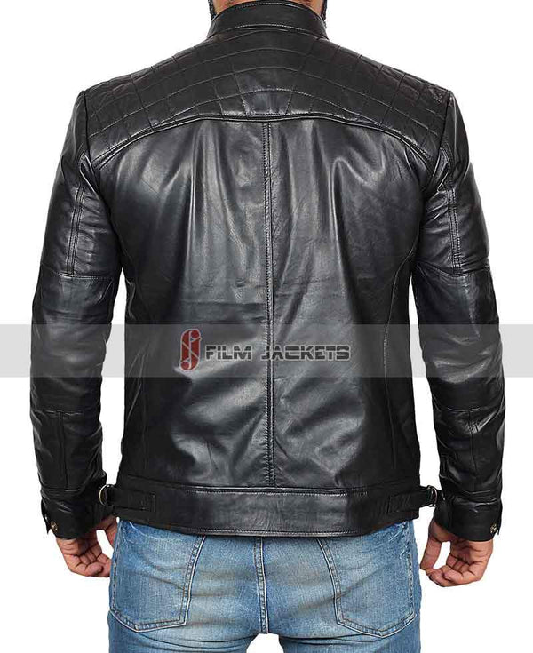 Johnson Black Mens Leather Jacket